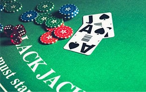 playing blackjack